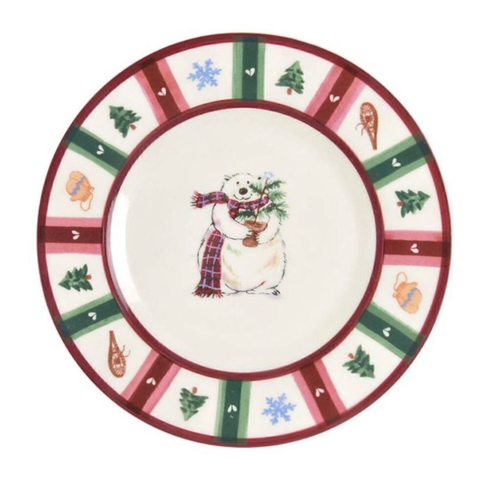 PFALTZGRAFF Snow Bear Salad Plates NEW SET OF TWO